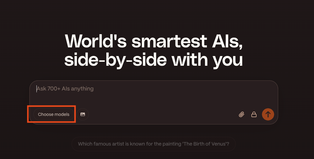 yupp ai 메인화면