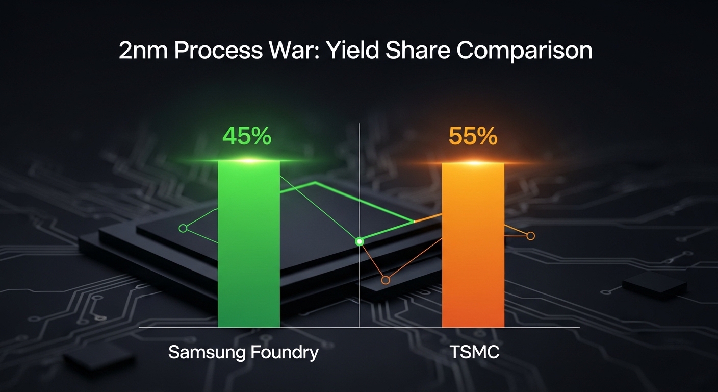 삼성 파운드리 vs TSMC 수율 점유율 비교 2nm 공정 전쟁 반도체 그린오렌지