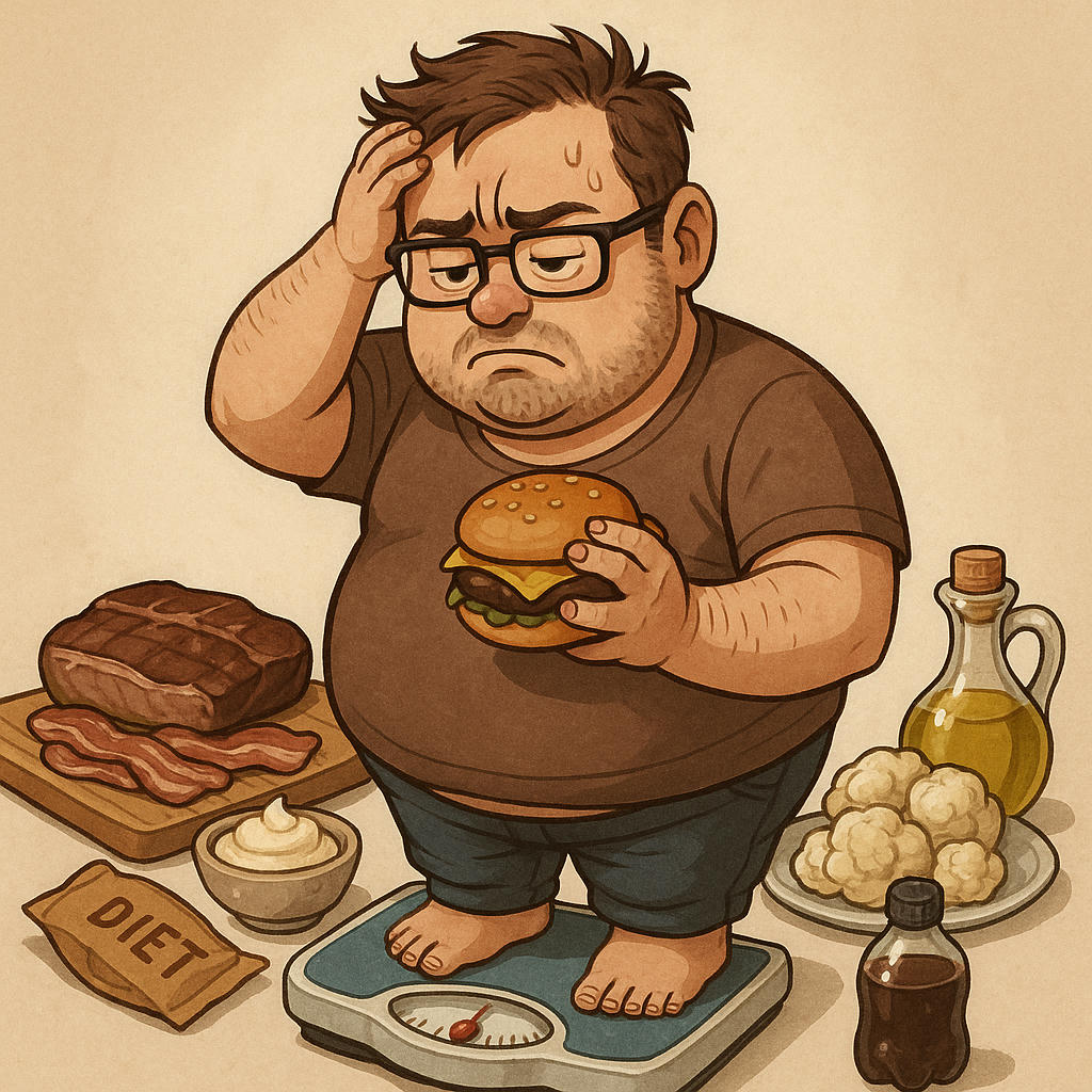 살빼기 시 저탄고지 다이어트의 함정: 혼종 식단의 문제점