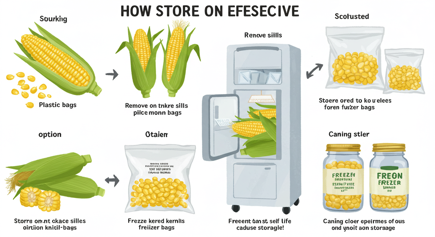 옥수수 보관 전, 꼭 체크할 3가지