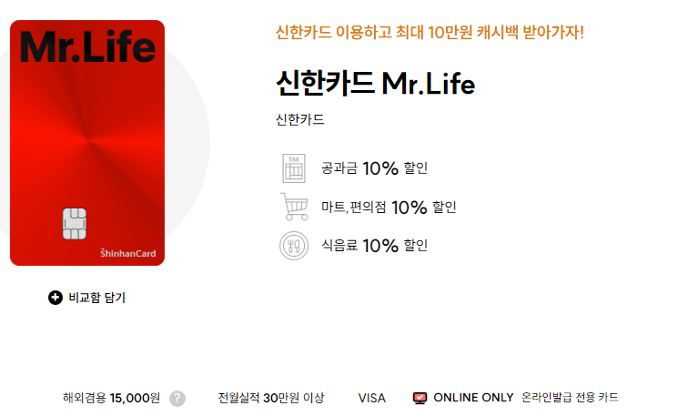 혜택좋은 신용카드 추천 TOP 4