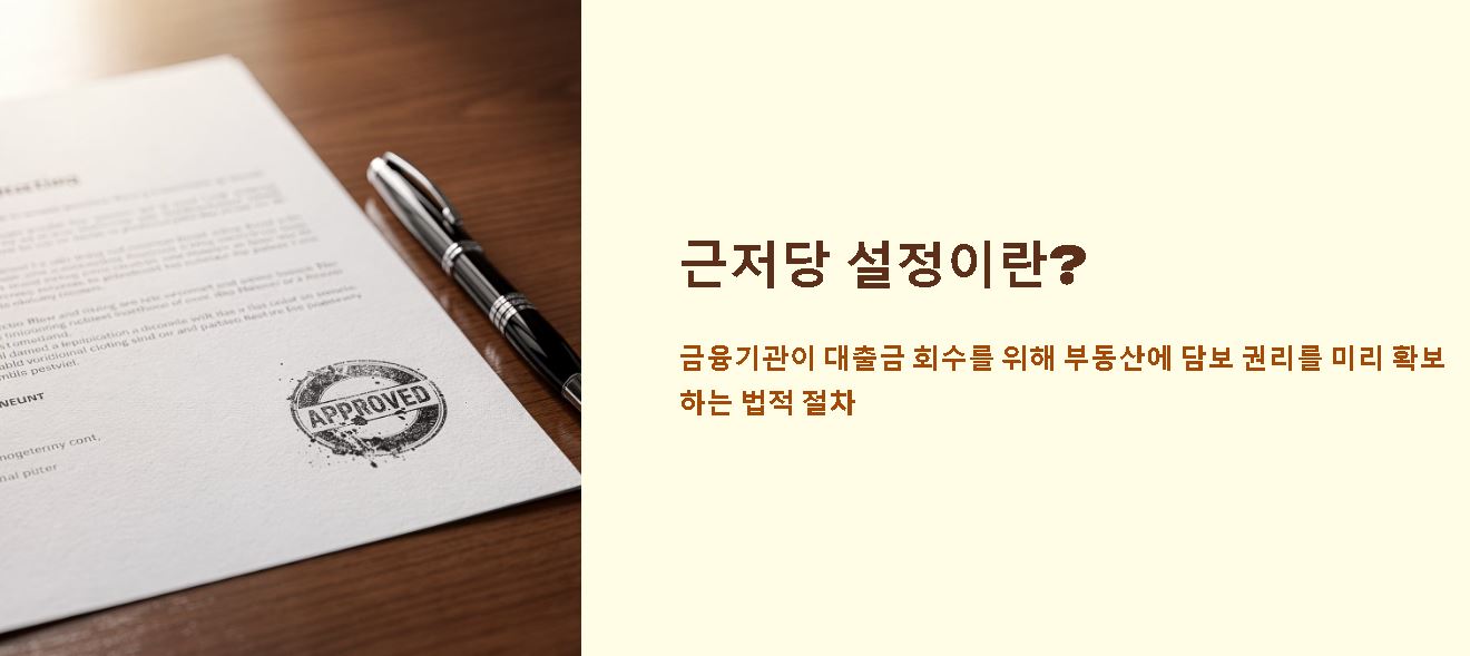 근저당 설정이란 ?