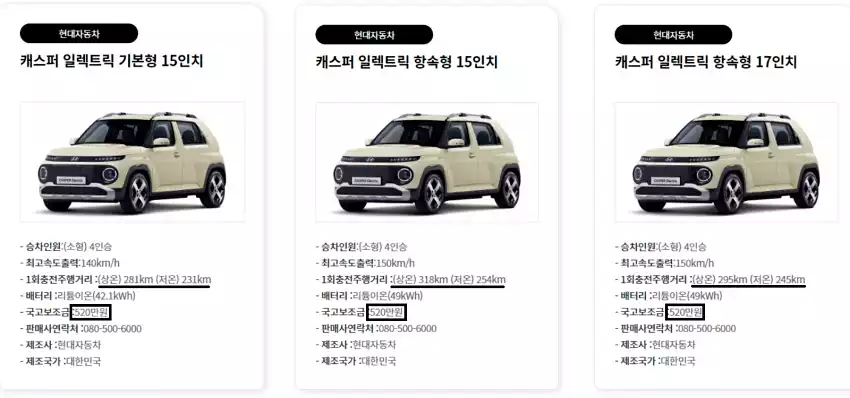 국고 보조금은 기본형이든, 항속형이든 모두 똑같습니다.