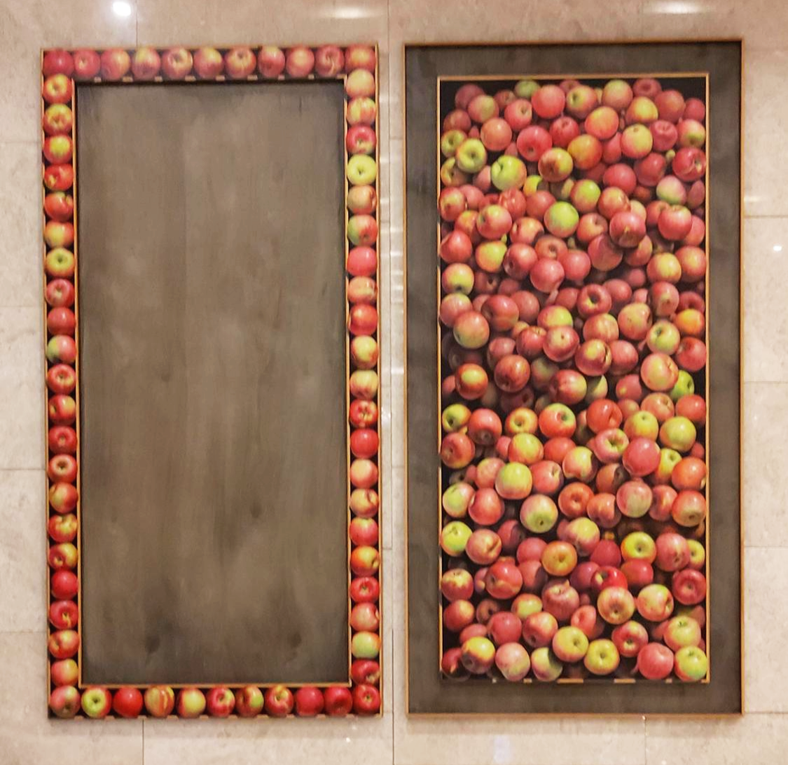 청송 소노벨 로비 사과그림