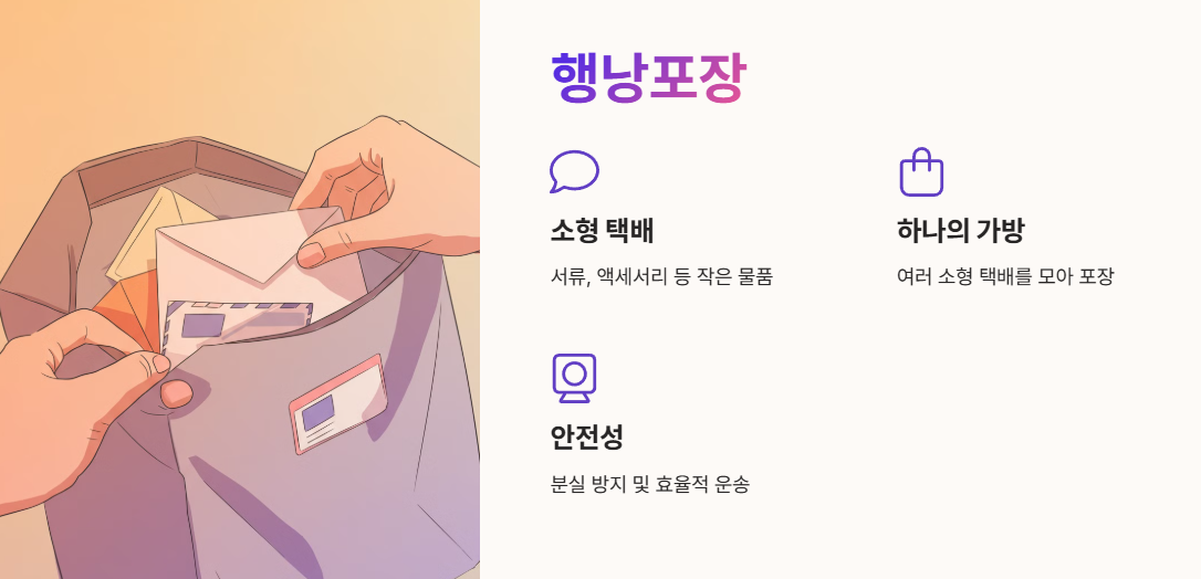 행낭포장이란
