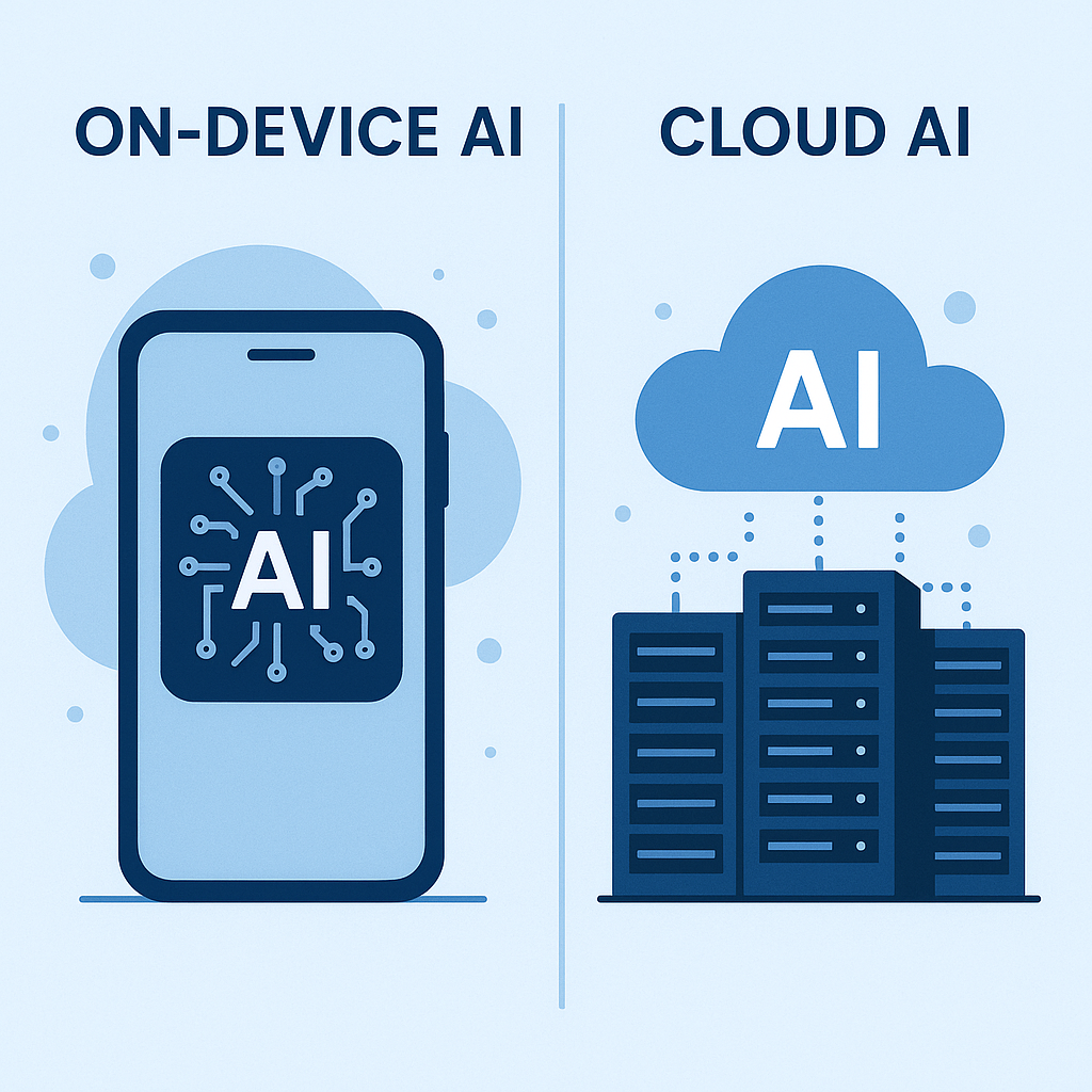 On-Device AI vs Cloud AI 온디바이스 AI vs 클라우드 AI