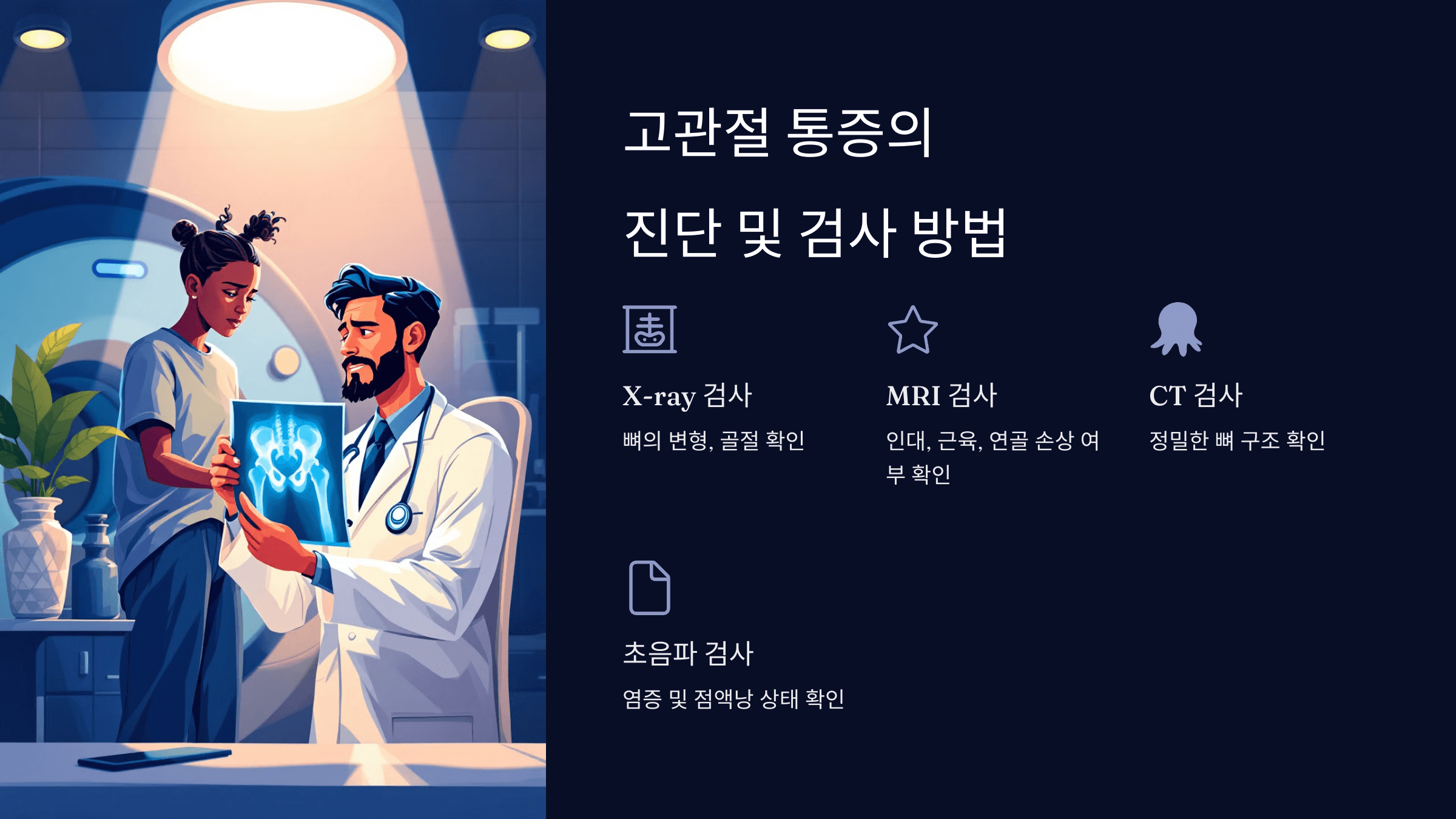 고관절 통증과 관련된 사진입니다.