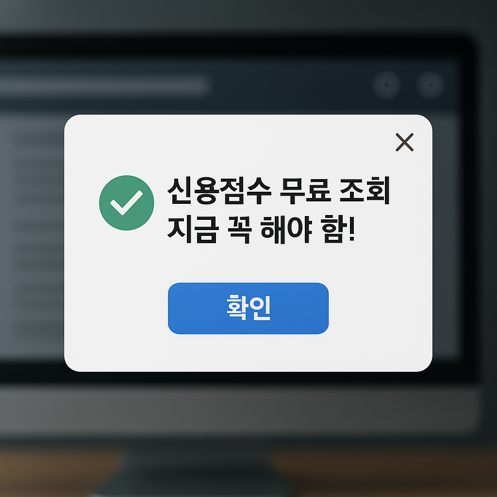 신용점수 무료 조회