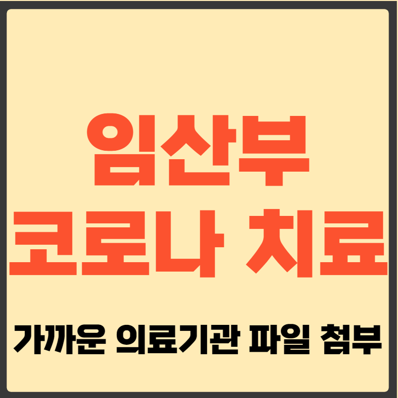 임산부 코로나 재택치료