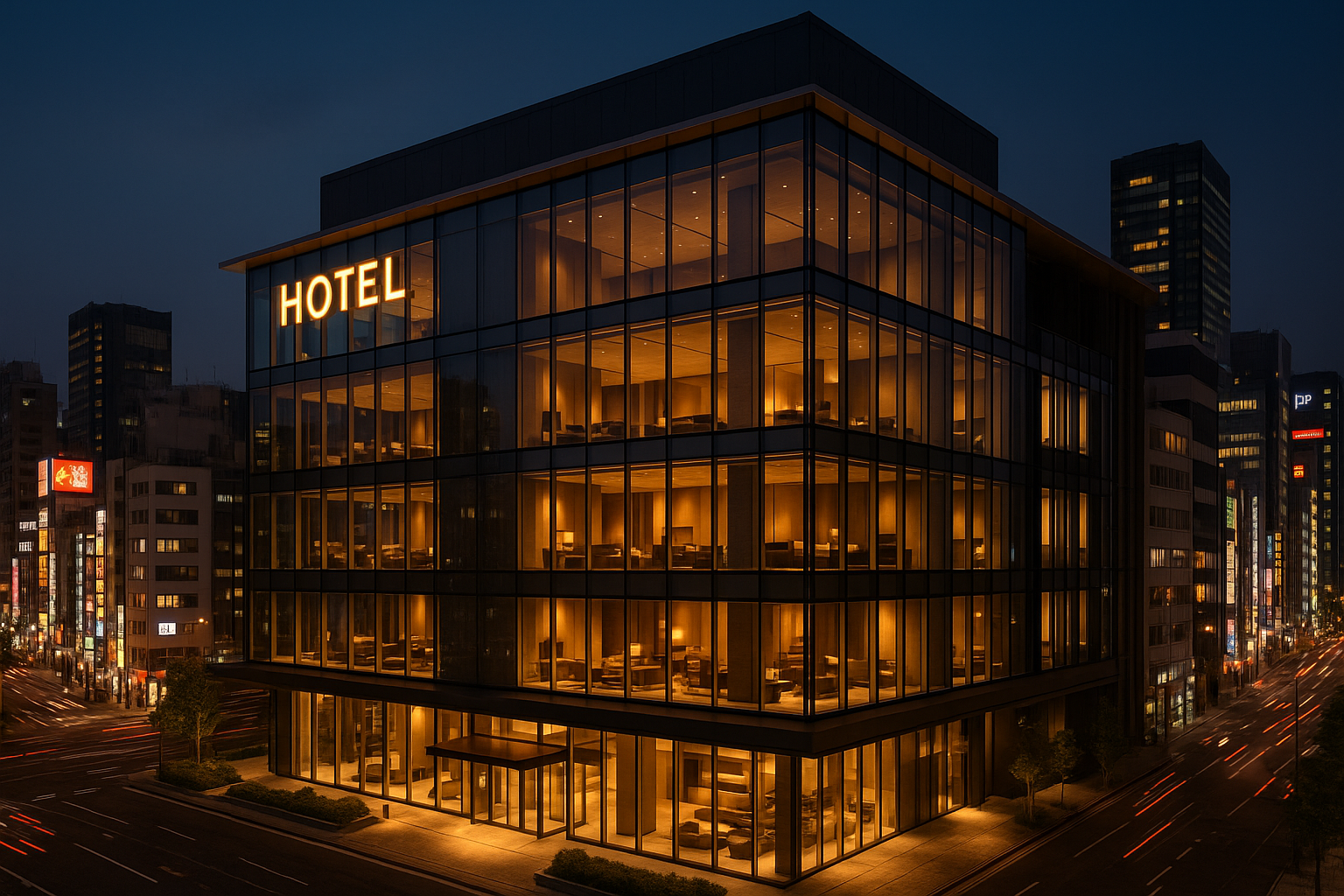 한큐 리스파이어 오사카 호텔 외관 - 우메다 중심가 위치의 4성급 럭셔리 호텔