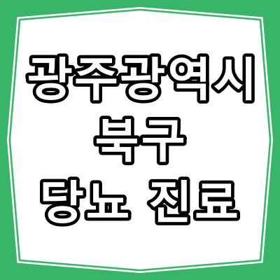 광주광역시 북구 당뇨병 진료 잘 하는 동네 병원 BEST