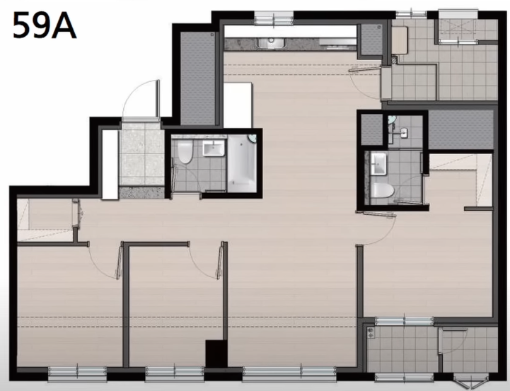 고덕 강일 3단지 59제곱미터 평면도