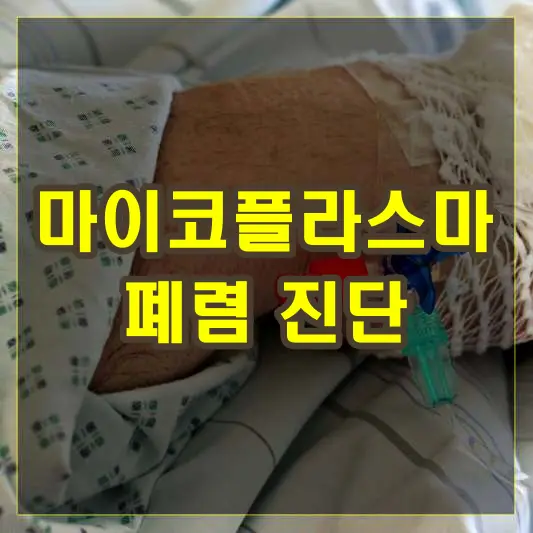 마이코플라스마 폐렴 진단