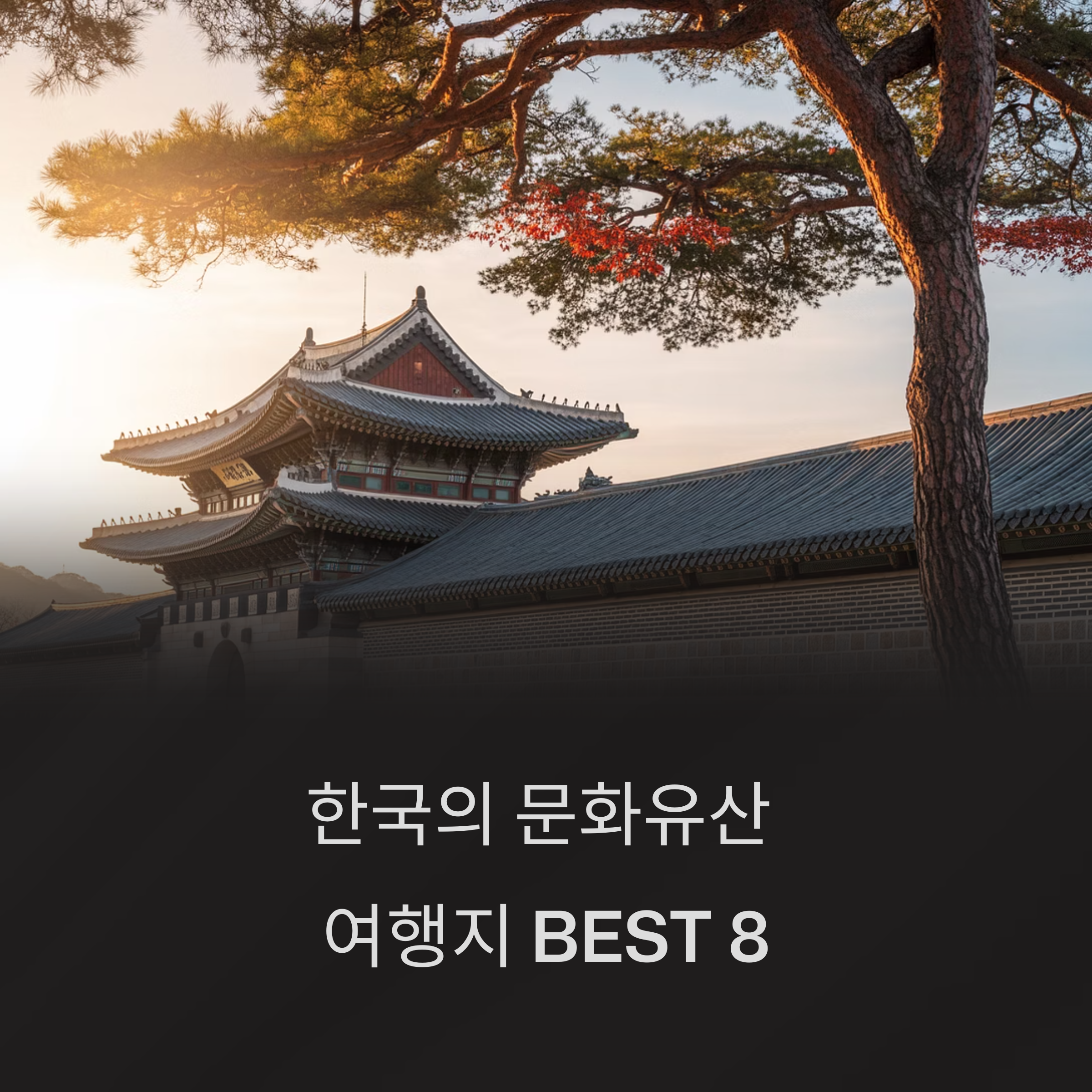 지금 떠나기 좋은 문화유산 여행지 BEST 8