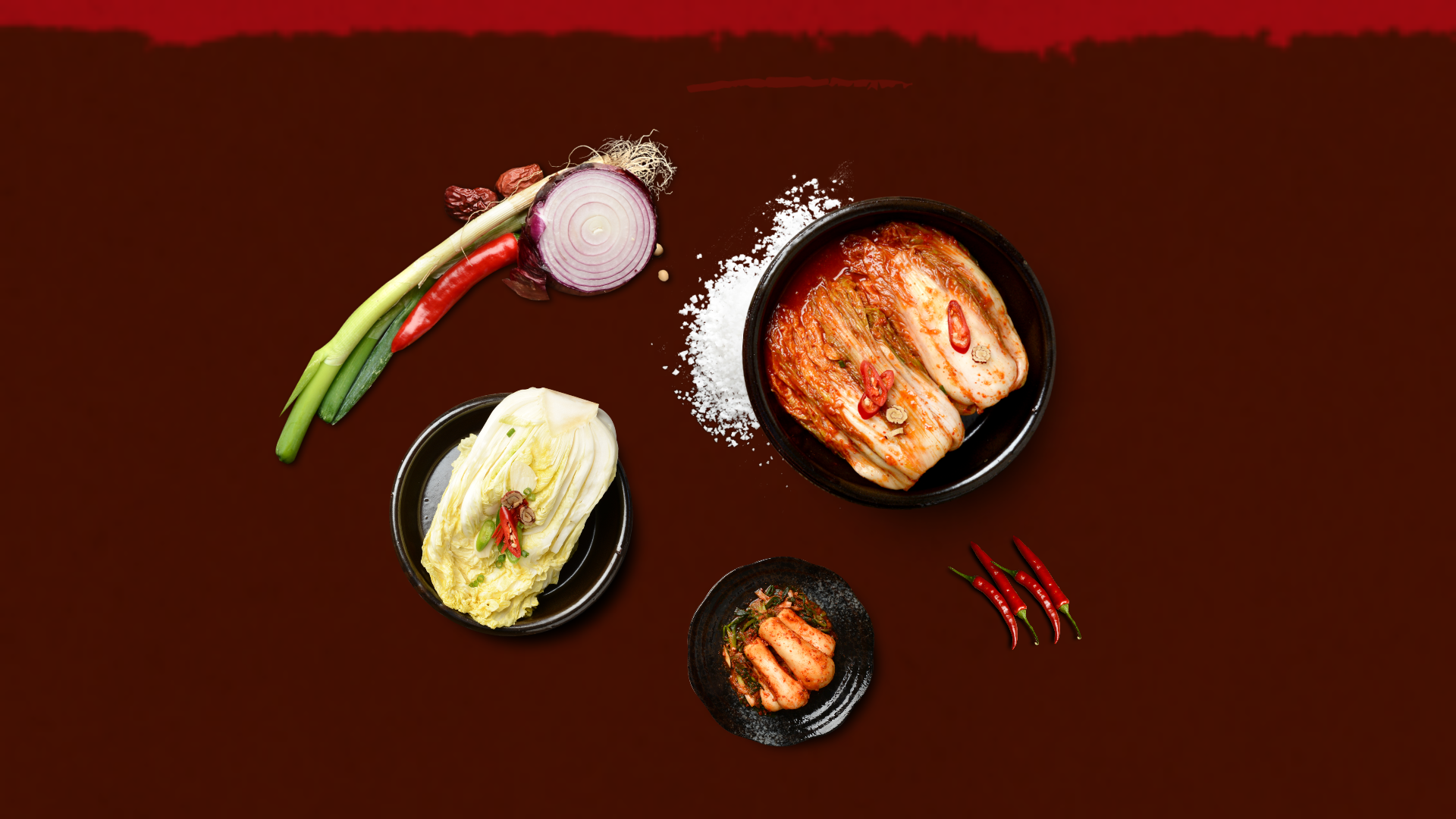 김치 및 재료 사진
