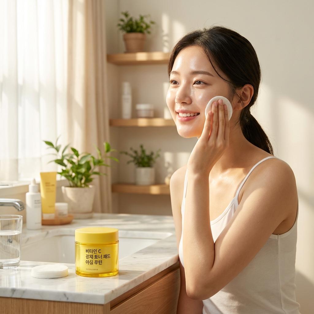 비타민C 잡티 토닝 패드로 환절기 안색 개선하는 법