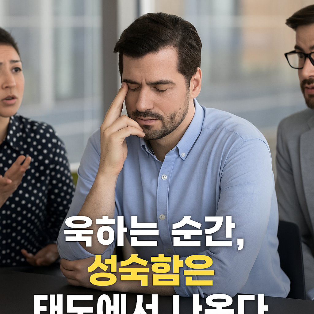 욱하는 순간, 현명한 대처법