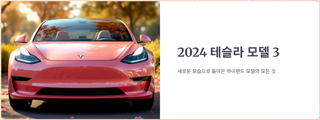 2024 테슬라 모델 3 기본정보, 가격, 보조금, 시승후기!
