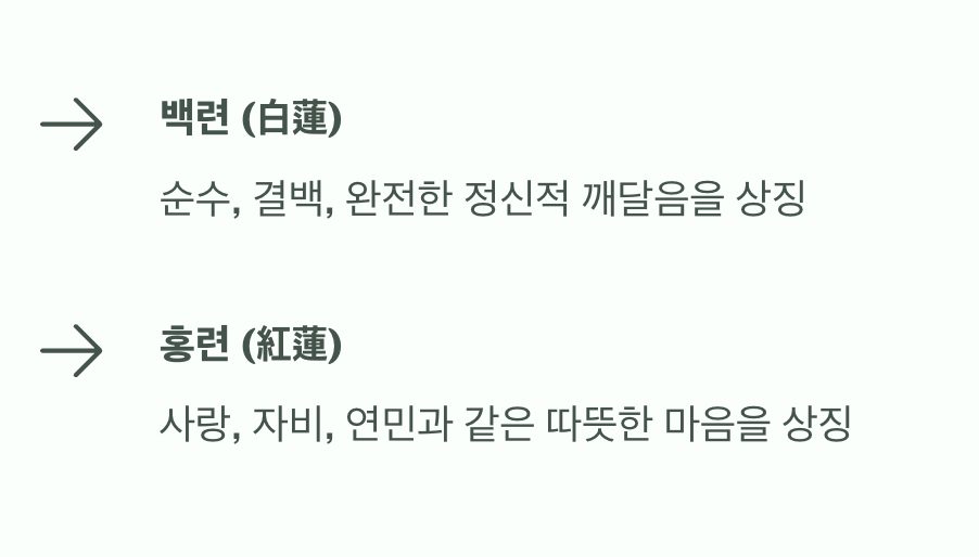 흰색과 분홍색, 그 미묘한 차이