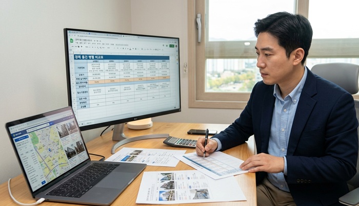 경매 물건 비교표 관련 사진