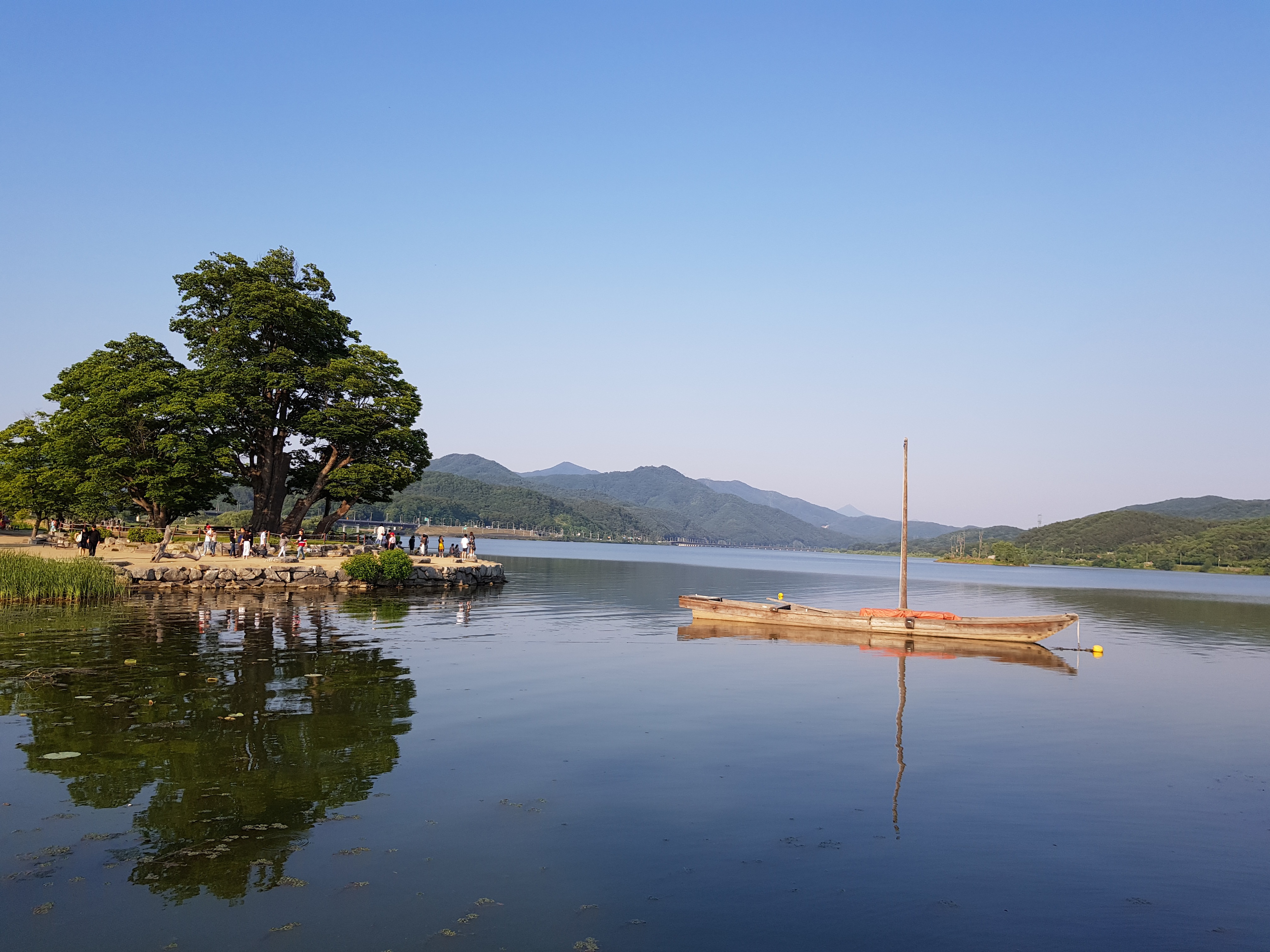 두물머리 물안개와 봄 햇살 풍경 관련 사진