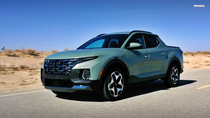 현대_산타크루즈_도로주행모습