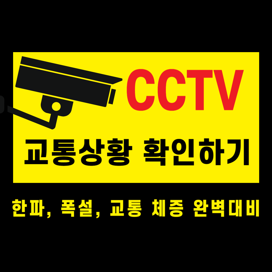 고속도로교통상황 ❘ 실시간 고속도로 CCTV로 폭설, 교통 체증 대비하기