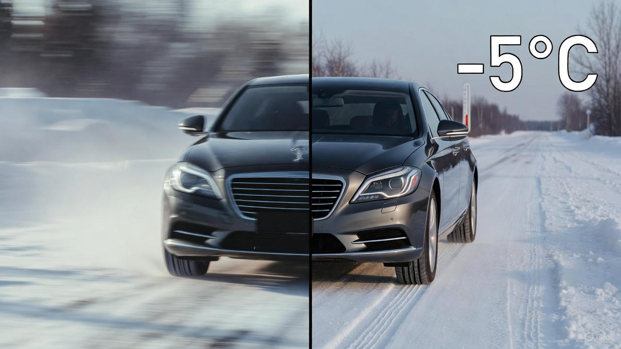 겨울철 윈터 타이어 관련 사진