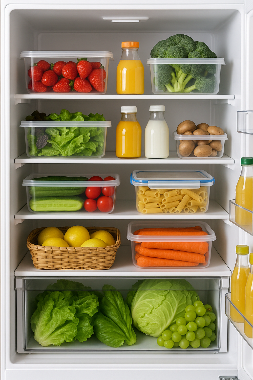 냉장고 정리 관련 사진