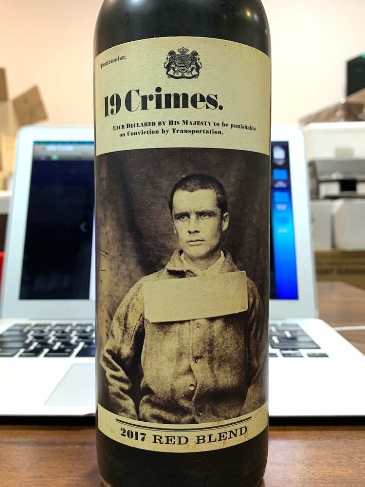 19 Crimes Red Blend 2017
