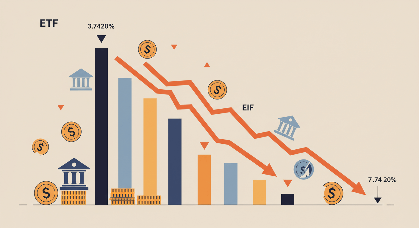 "ETF 수수료 인하 경쟁 본격화"에 대한 이미지입니다.