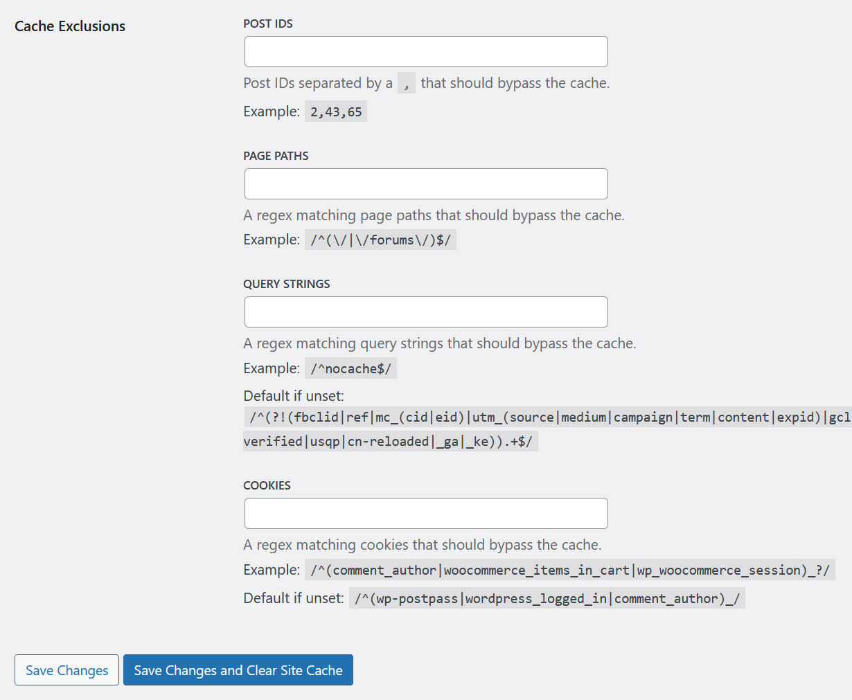 워드프레스 Cache Enabler 캐시 플러그인 세팅