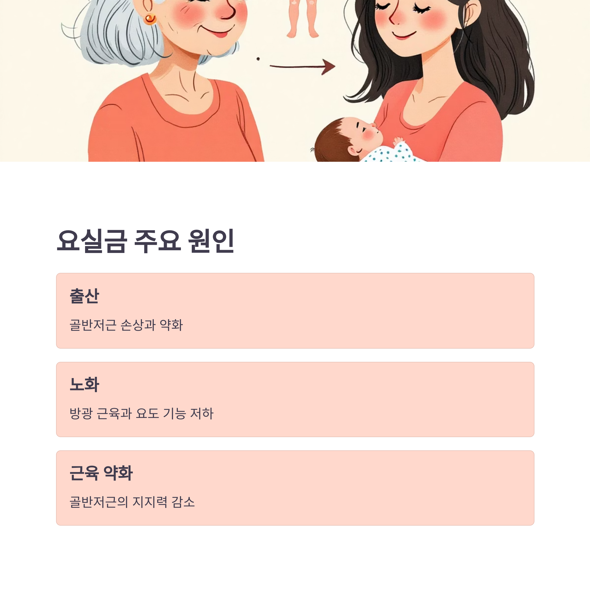 요실금 원인부터 치료까지, 내 몸을 위한 완벽 가이드