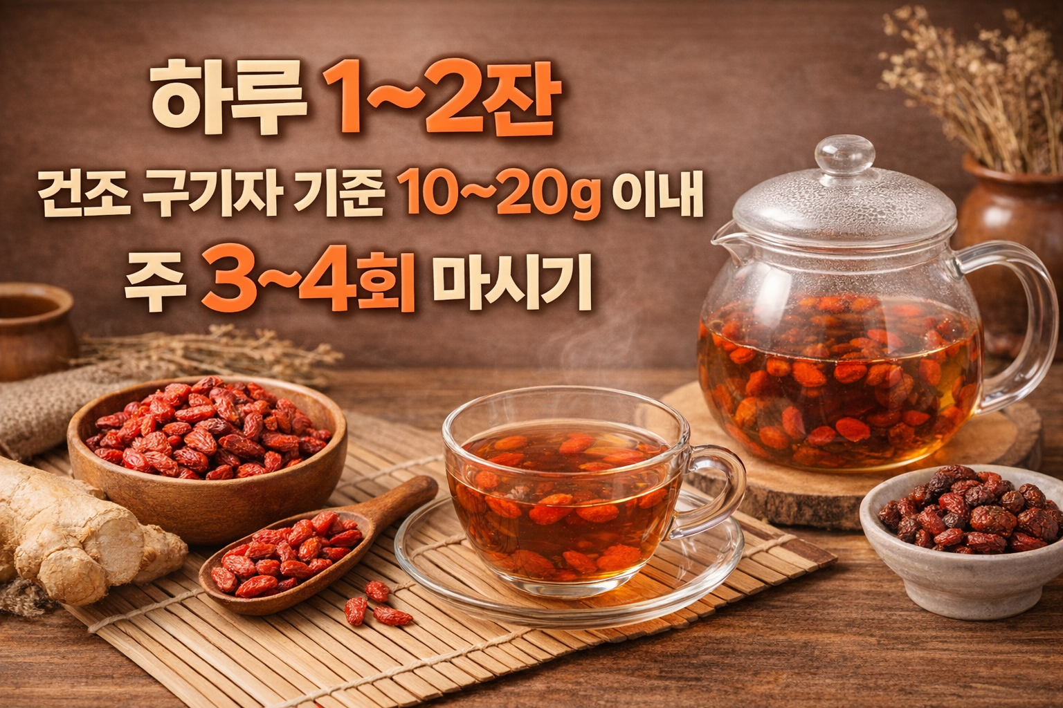 구기자차 하루 섭취량