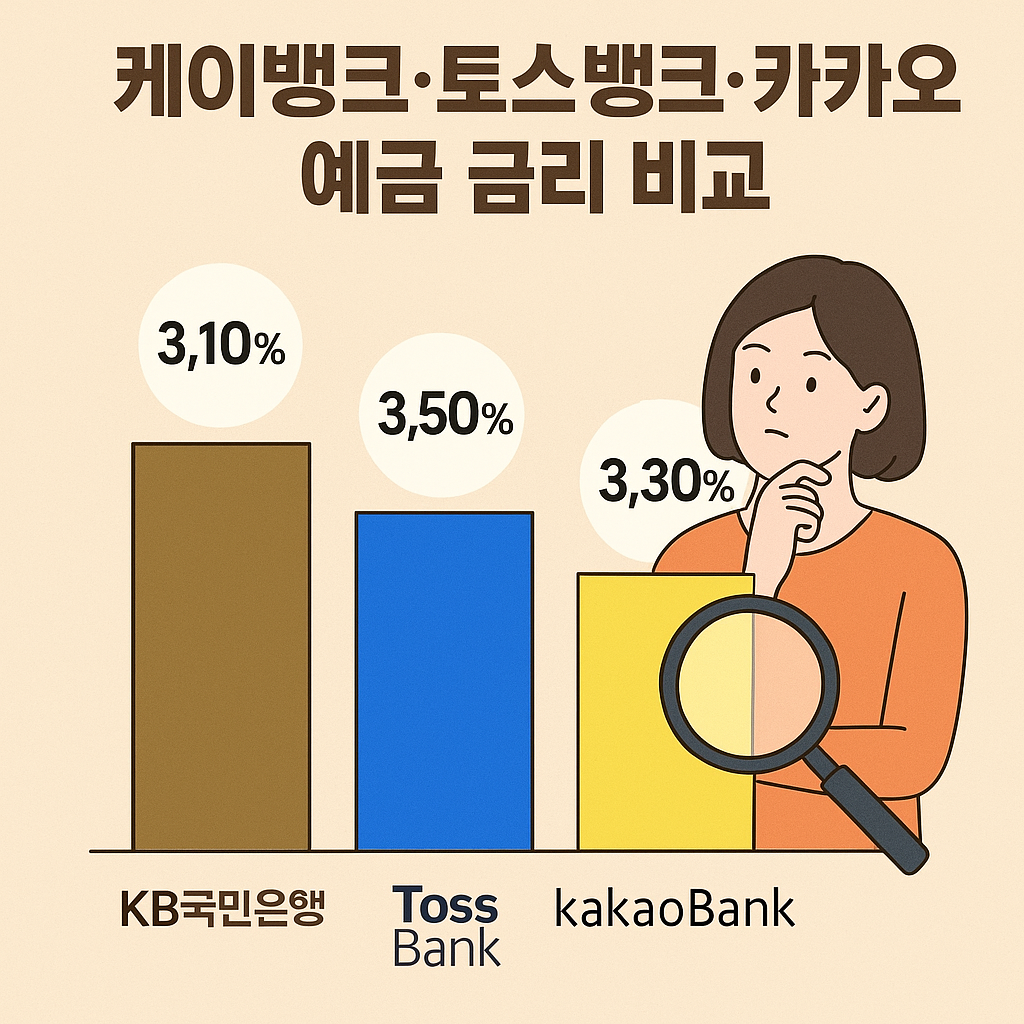 케이뱅크_토스뱅크_카카오뱅크_비교