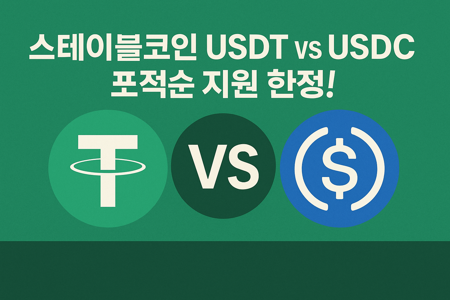 스테이블코인 USDT vs USDC 비교!