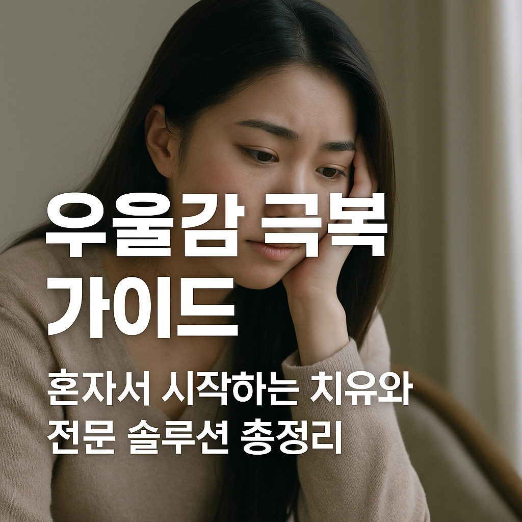 우울감 극복 가이드 – 혼자서 시작하는 치유와 전문 솔루션 총정리