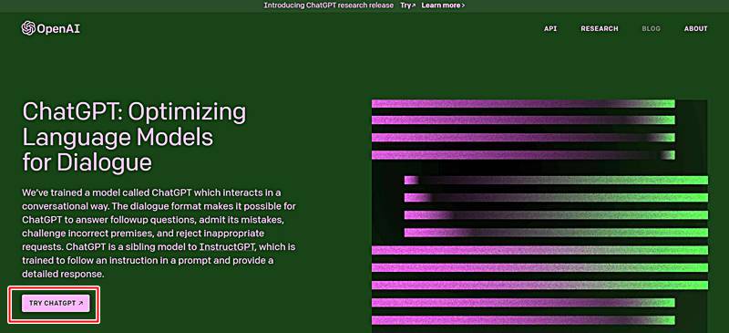 챗gpt-사이트-메인화면