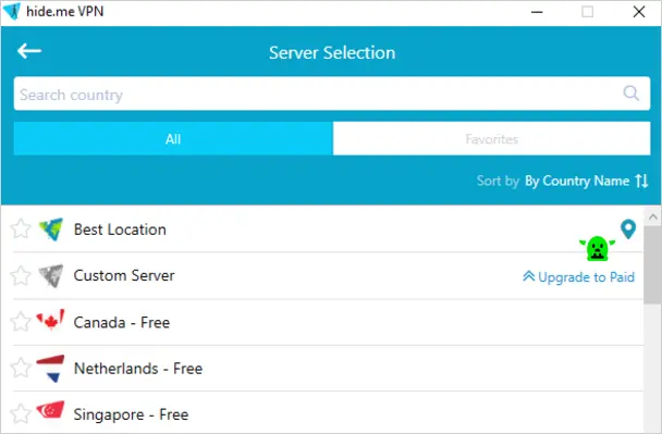 게임용 VPN Hide.me VPN 2