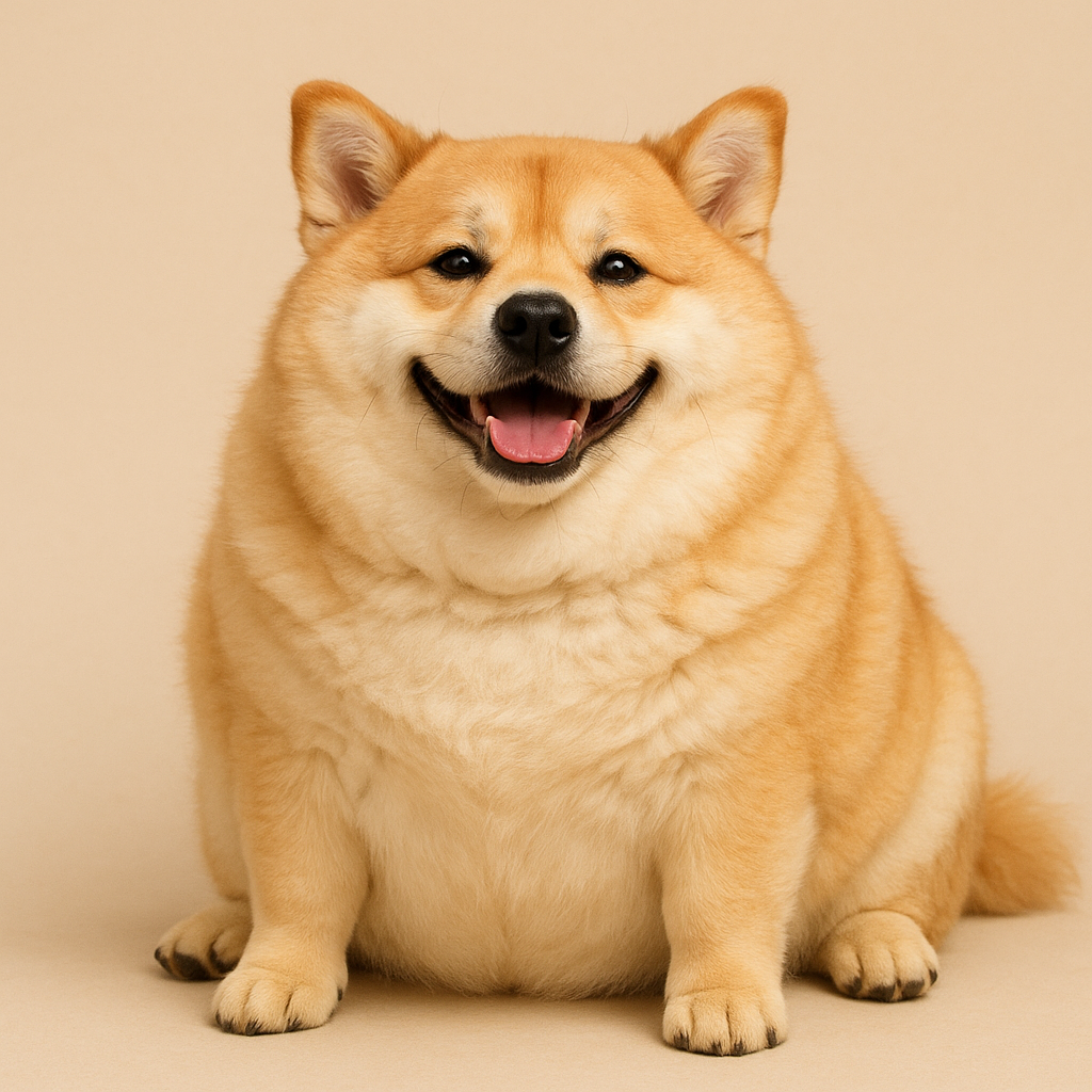 강아지 비만 관련 사진