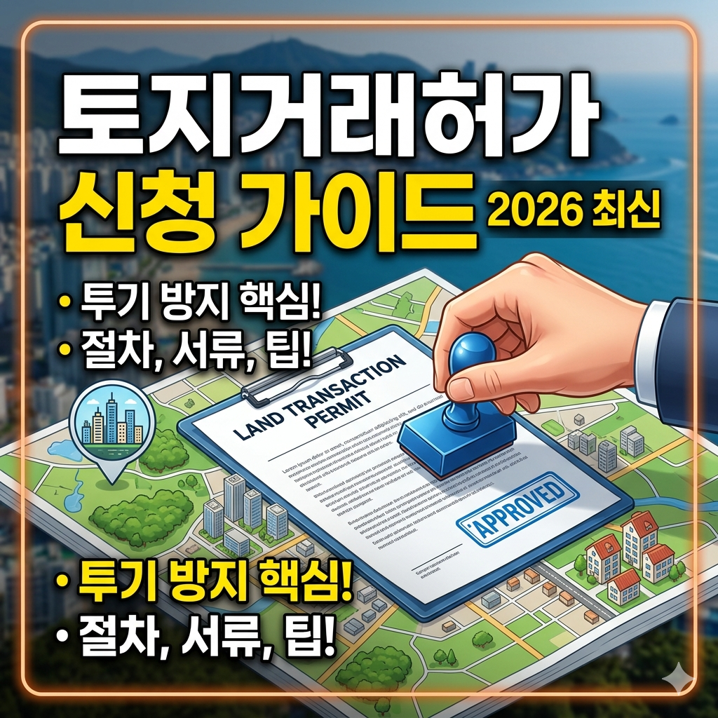 투기 방지와 실사용 목적의 핵심, 2026년 토지거래허가 신청 가이드