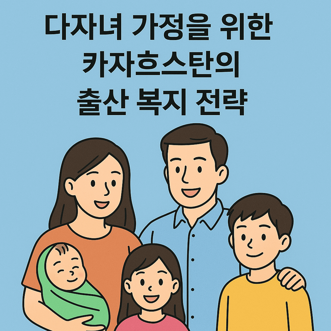 다자녀 가정을 위한 카자흐스탄의 출산 복지 소개