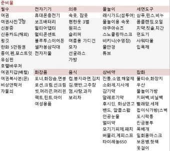 해외 여행 준비물 체크리스트 완벽정리_10