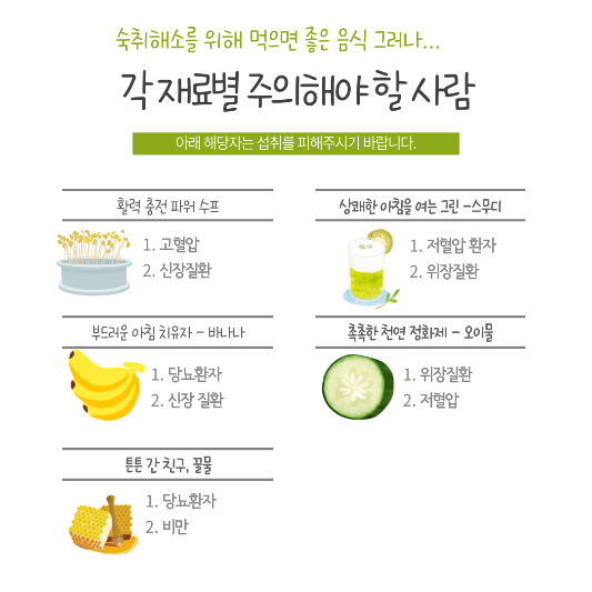 숙취해소에 도움되는 음식