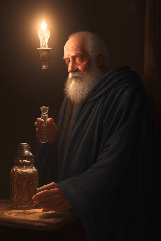 Playground AI로 생성한 그림(3) - 마법사