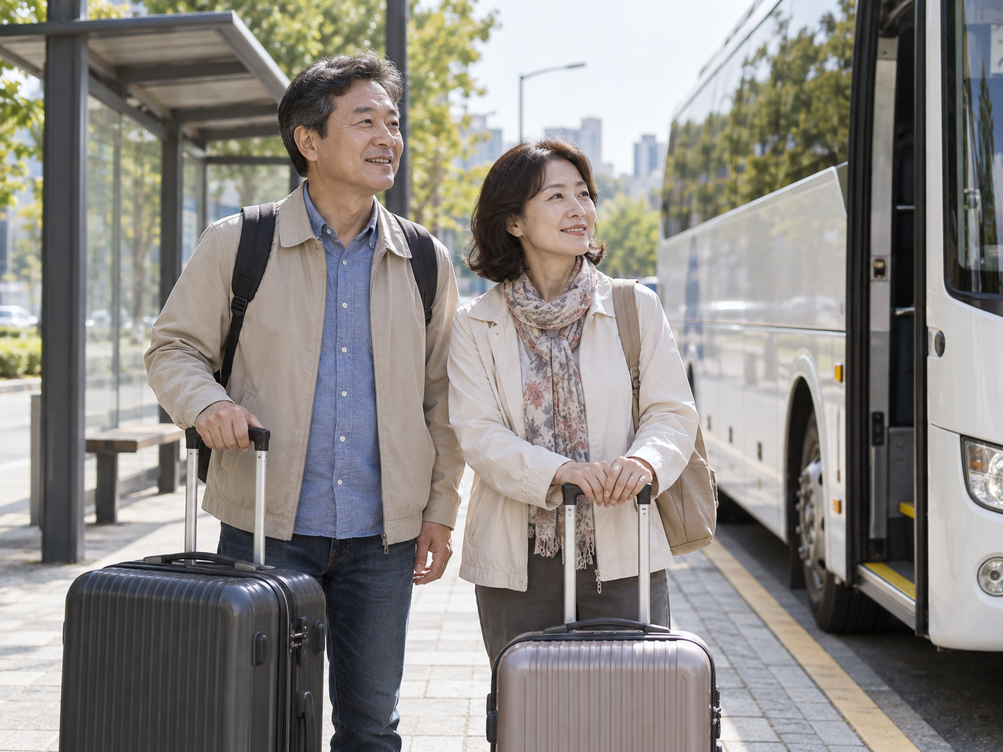 공항까지 자가용·공항버스 비용 비교 - 주차일수별 이동비 계산기