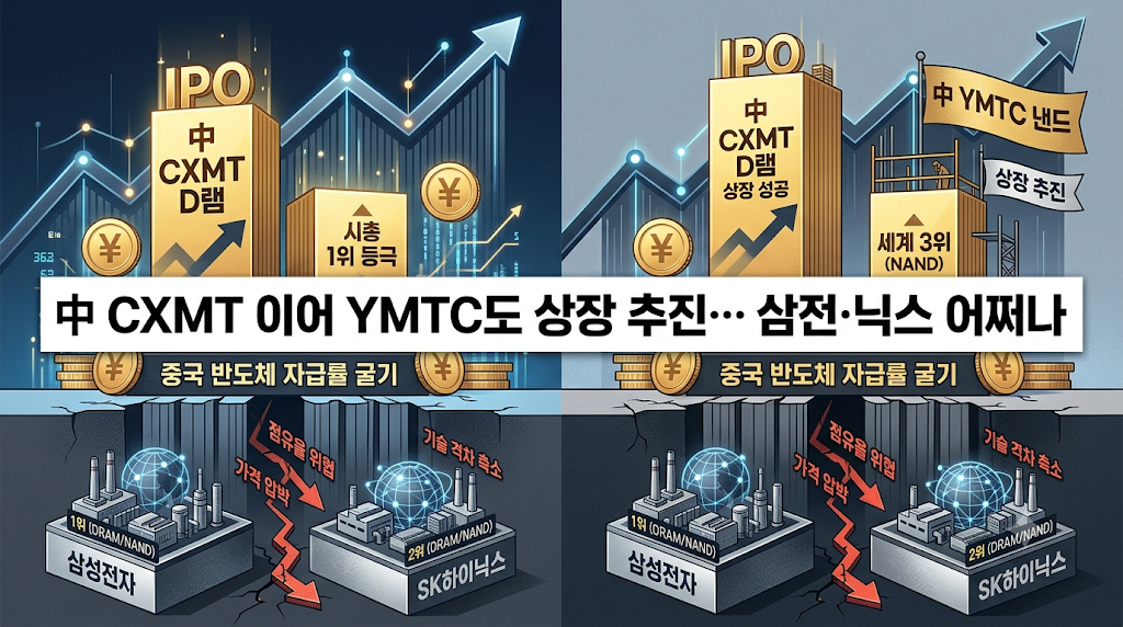 중국 YMTC 상장과 낸드플래시 시장 변화, 삼성전자 SK하이닉스 끼칠 영향은?