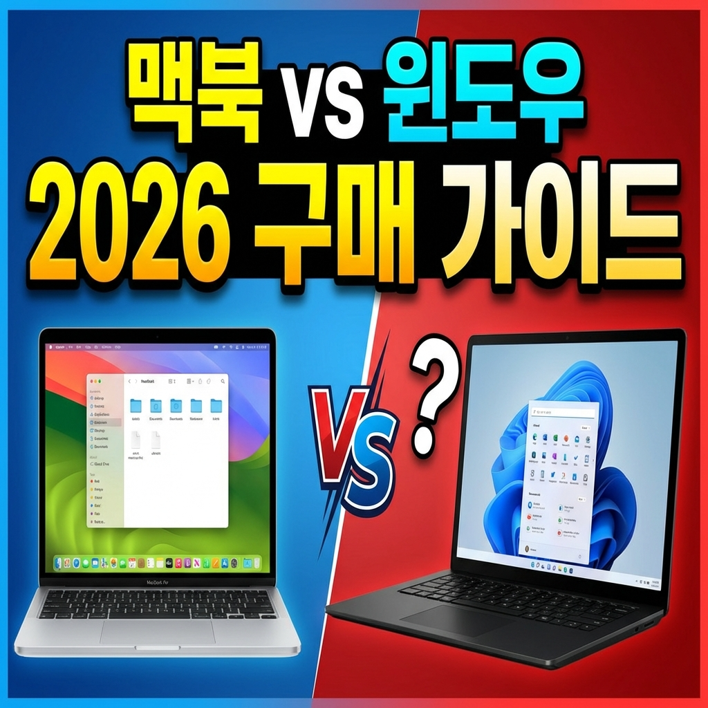 맥북 vs 윈도우 2026 구매 가이드