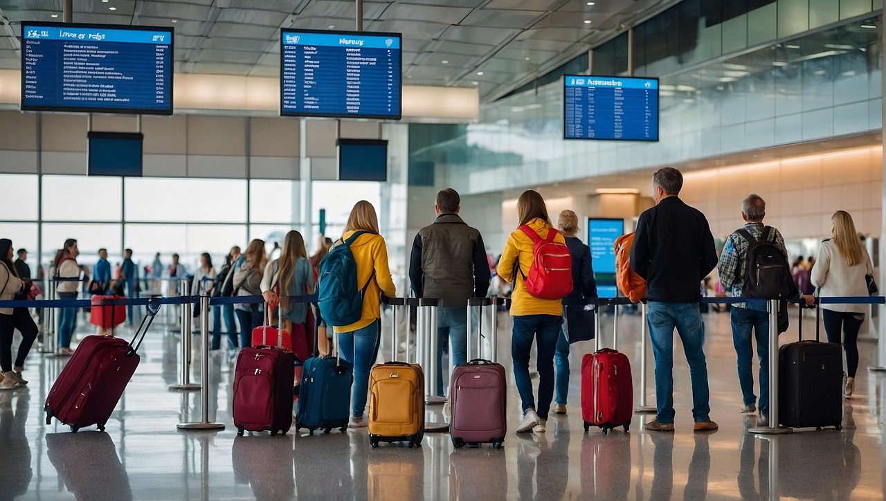 출국 전 필수 준비물에 어울리는 공항 사진