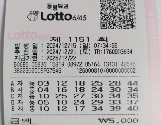 1151회 자동 일요일